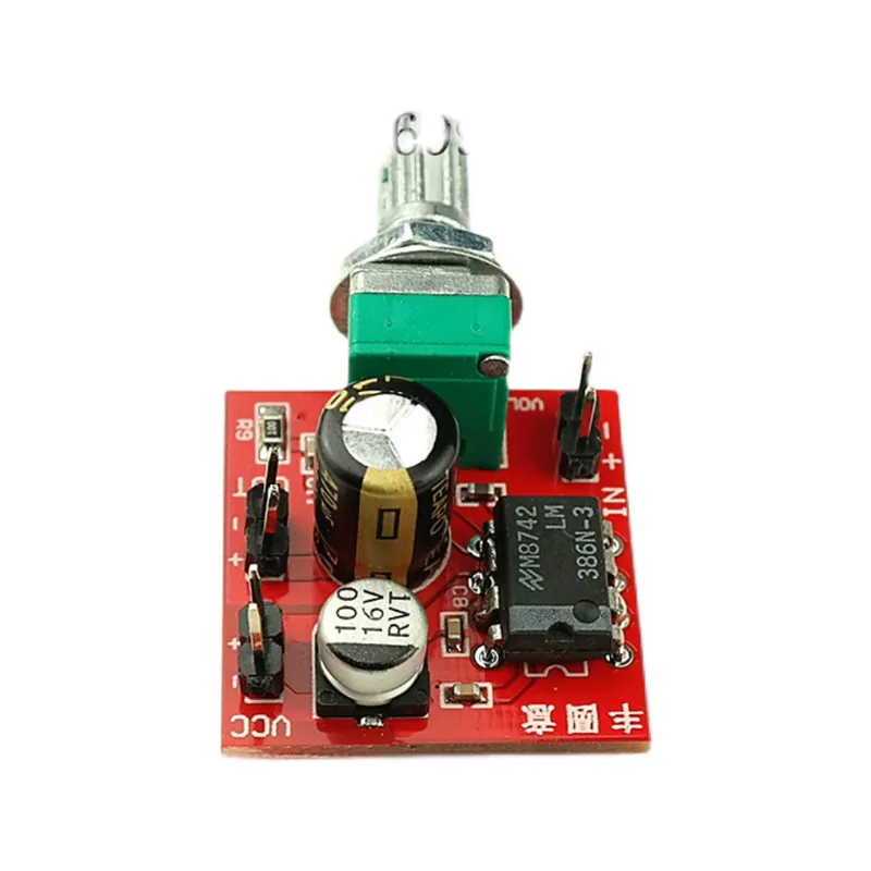 SOTAMIA LM386 Power Amplifier Audio Board Mono Sound Amplifier 0.5W Mini Amplificador Speaker Home Sound Theater DIY