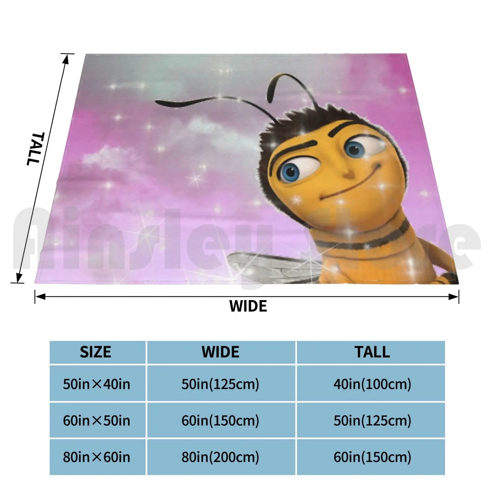 Barry B. Benson Fancam Blanket Fashion Custom Barry Barry B Barry B Benson Bee Movie Bee The Bee Movie