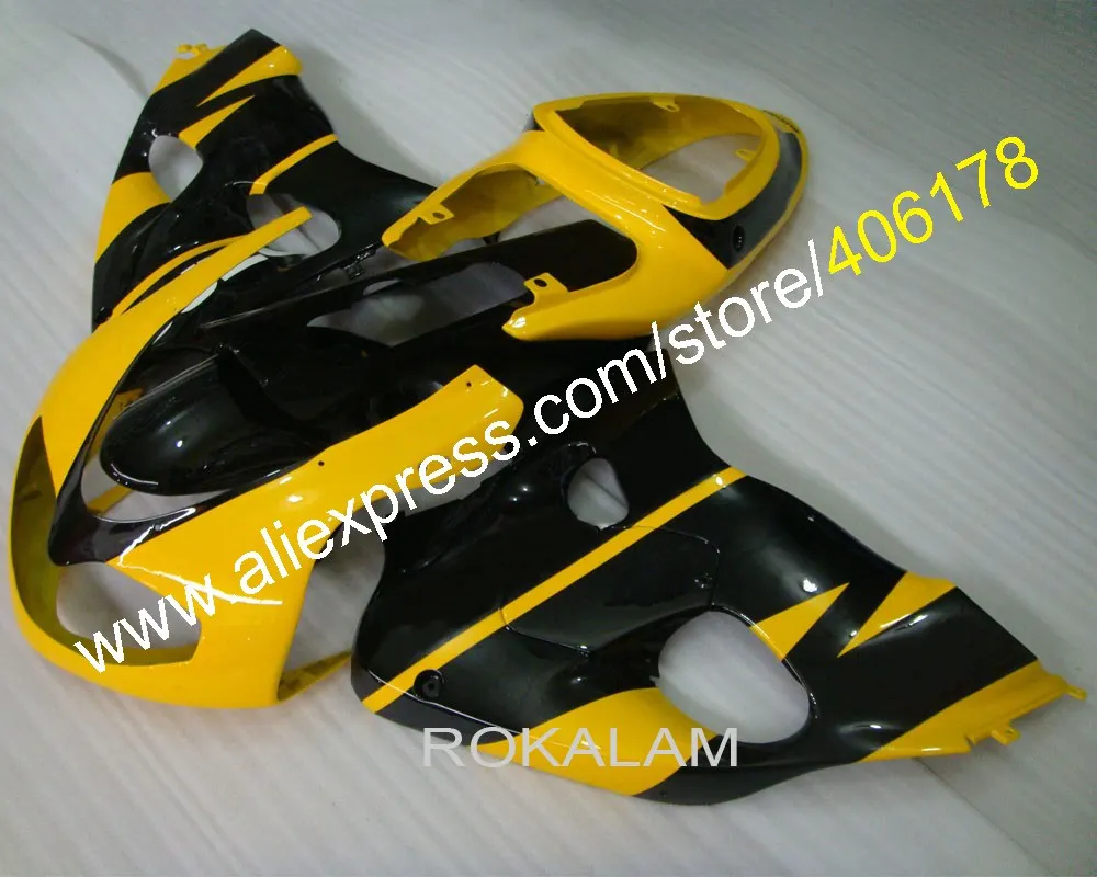Cheap TL1000R 98-03 Fairing Set For Suzuki TL 1000R 1998-2003 Yellow Black Body Kits (Injection Molding)