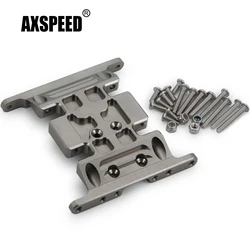 AXSPEED Aluminum Center Skid Transmission Plate for Axial SCX10 1/10 RC Crawler Car Truck Upgrades Parts