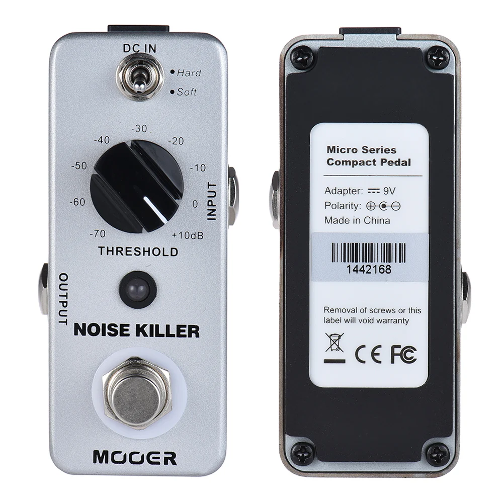 mooer-noise-killer-mini-pedale-d'effet-jeeffprotected-a-reduction-de-bruit-2-modes-true-bypass