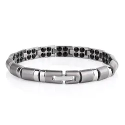 Women Men 99.99% Titanium Germanium Beads Bracelet Balance Body 2021 Chrismas Health Gift