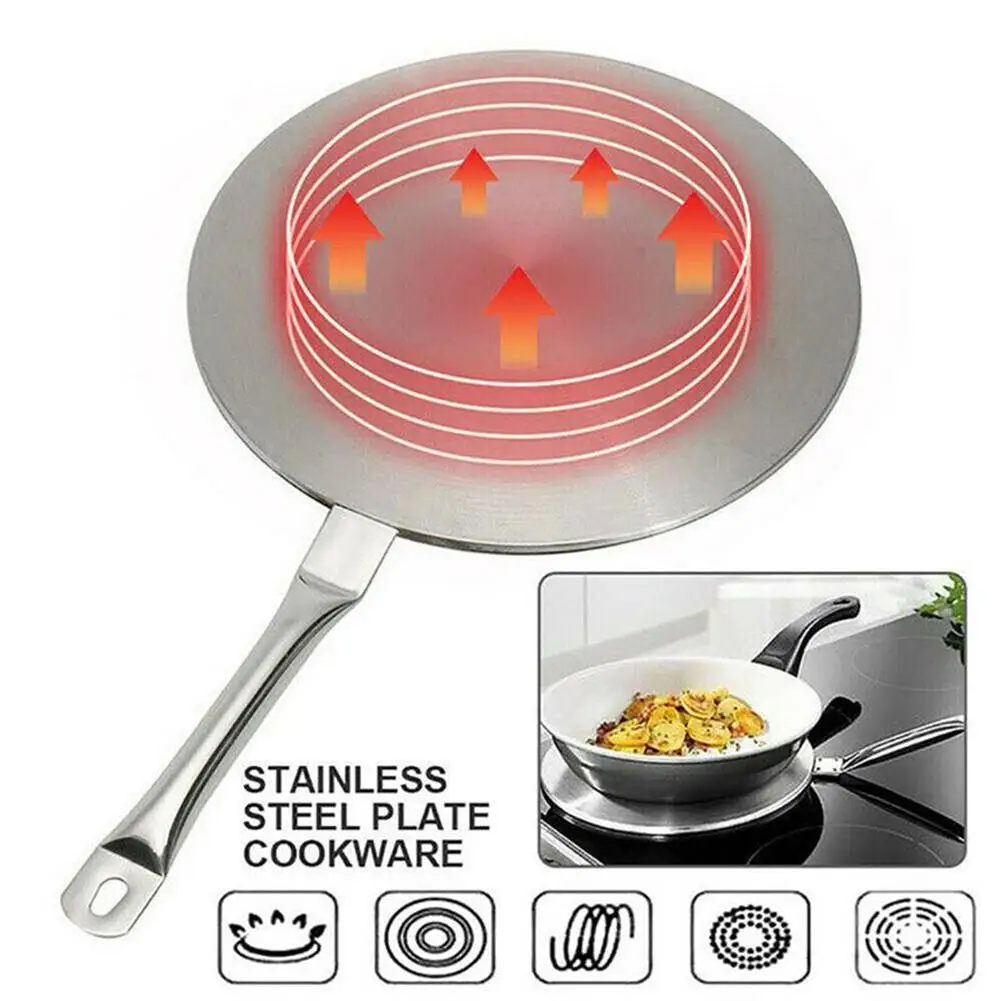 Durable Induction Hob Converter Heat Diffuser Disc Adapter Plate Saucepan Pot Tool 20/22/24cm Cooking Hob Converter Tool