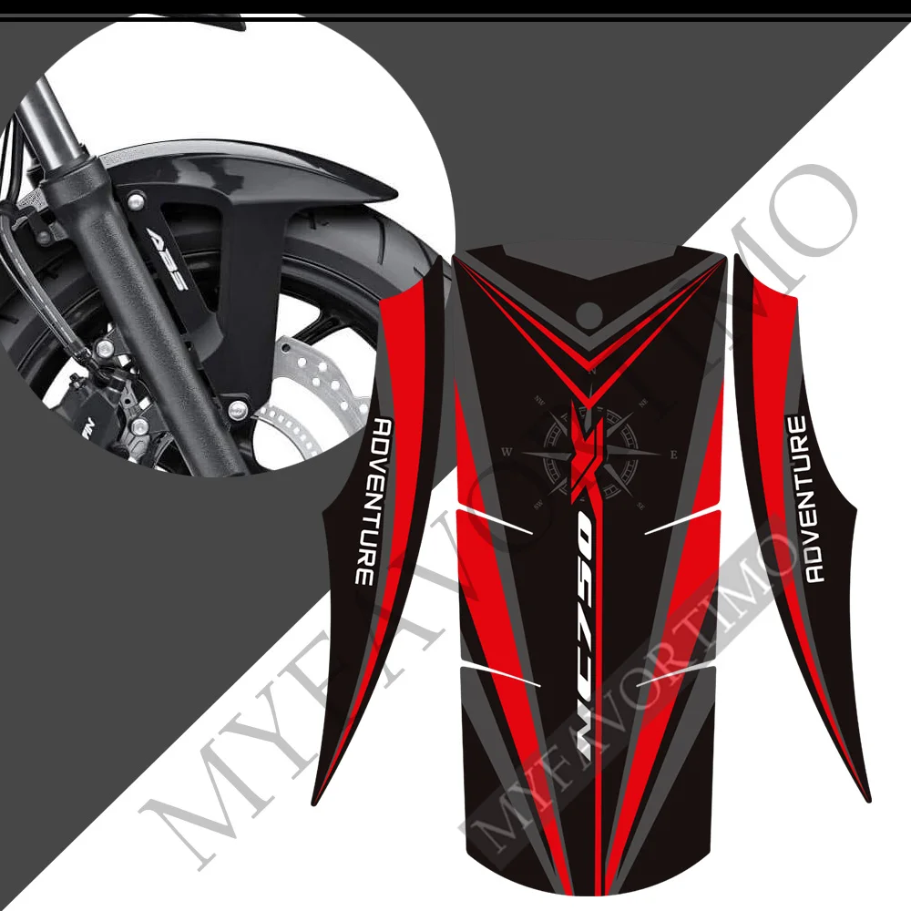 For Honda NC750 NC750X Motorcycle Stickers Side Panel Protector Fairing Decals Emblem Logo Badge Tank Pad Protection 2021 2022
