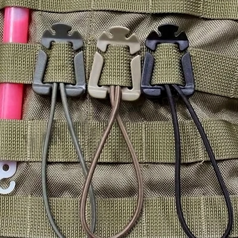 Mosquetón D Clip Molle cincha EDC grillete Grill hebilla para mochila escalada caminata montaña campamento cierre a presión al aire libre K1Z2