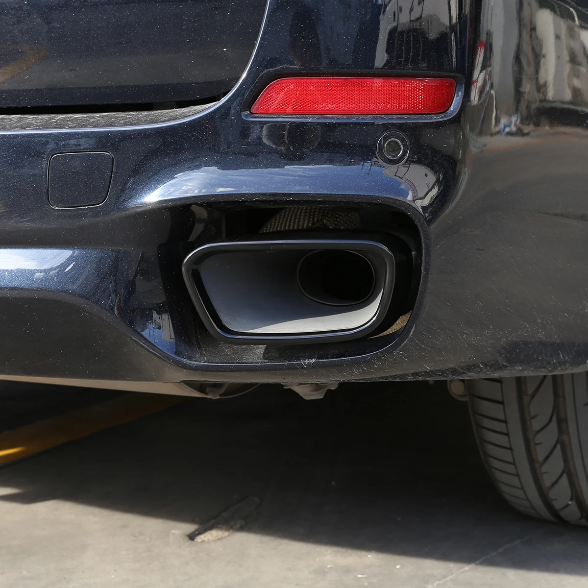 Für BMW X5 F15 X6 F16 2014-18 Auto Styling Schwanz Schalldämpfer Auspuffrohr Ausgang Abdeckung Trim Außen Zubehör (für M Sport Version) – Detail 4