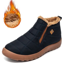 Stivali da donna invernali stivali da neve in pelliccia calda scarpe impermeabili stivaletti leggeri Casual da donna Botas Mujer Plos Size scarpe da coppia