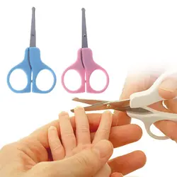 Coupe-ongles pour bébés, soins infirmiers, sécurité des nouveau-nés, ciseaux en acier inoxydable, couleur aléatoire, pointe professionnelle