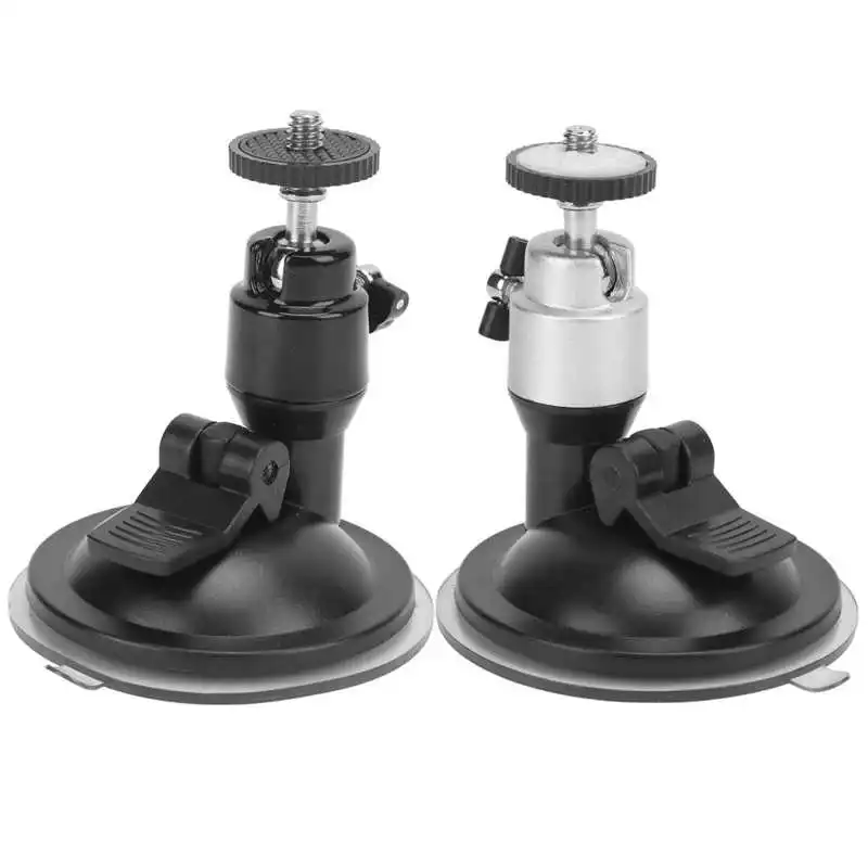 Universal Camera Car Mount Windshield Suction Cup Mount with Ball Head for Hero 12 11 for DJI Action 4 3 2 for insta360 GO 2 X4