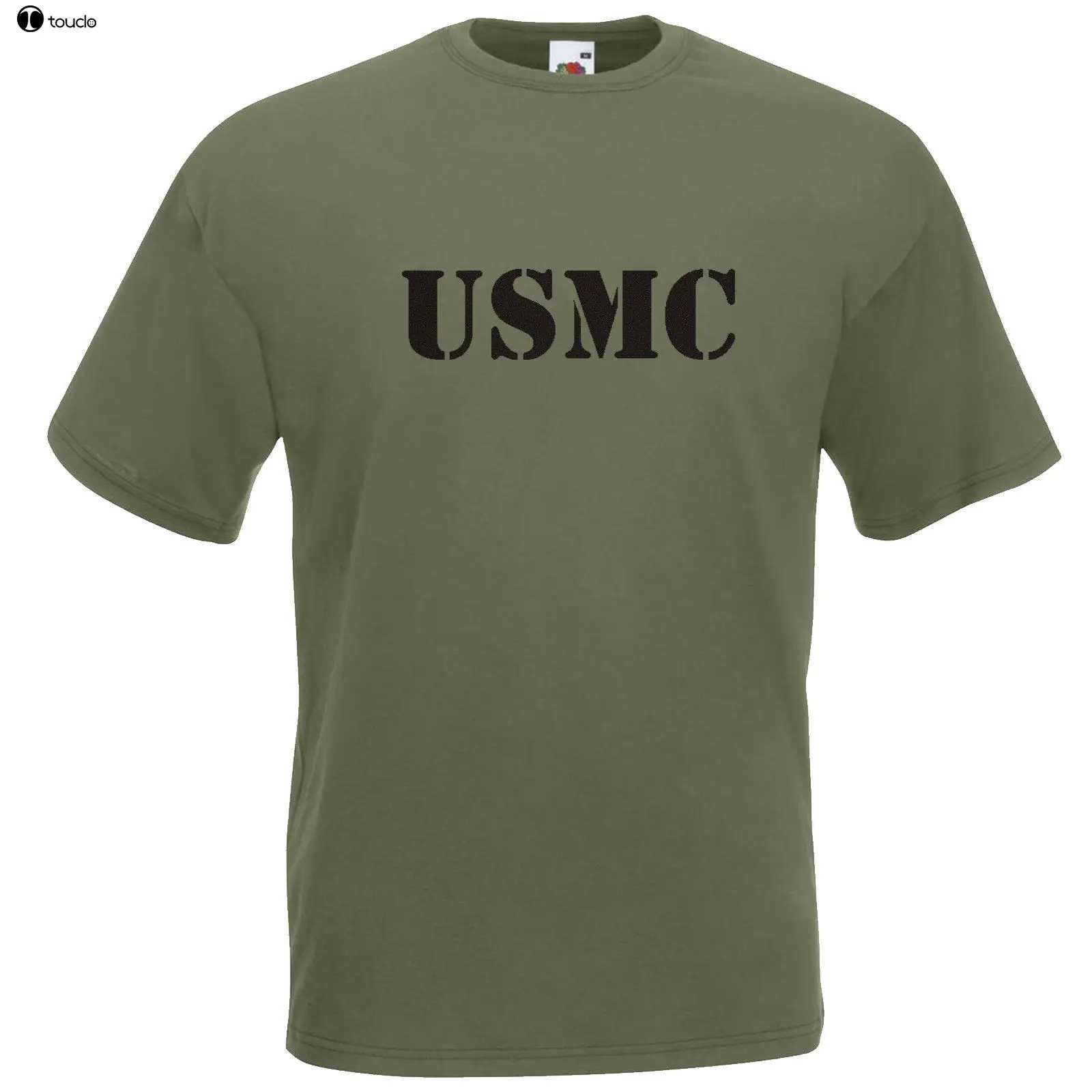 Newest 2019 Men T-Shirt Fashion USMC T-Shirt Bis Size 3Xl Party Funshirt Mottoshirt Army Military USA O Neck Tee Shirt