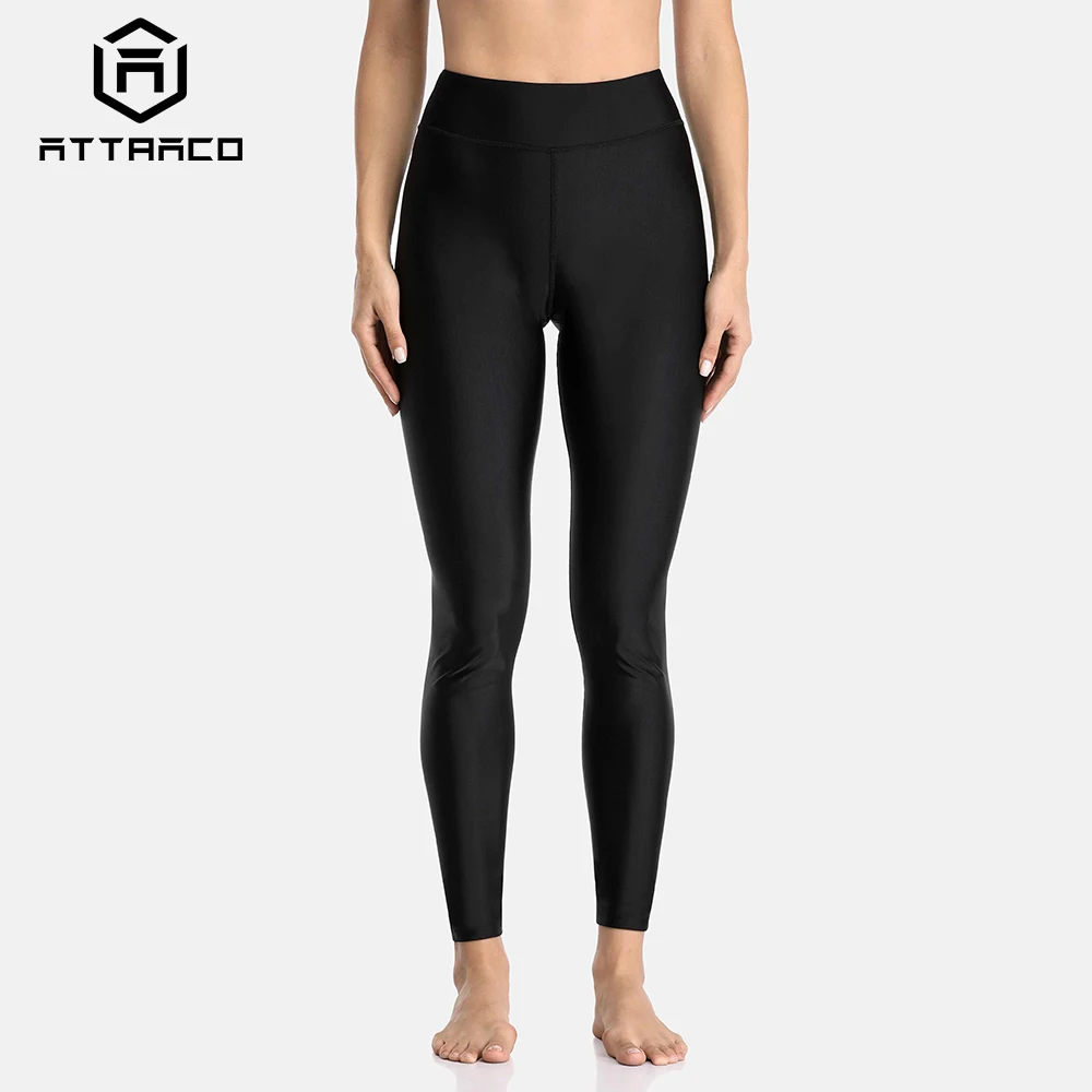 Attraco Delle Donne A Vita Alta di Nuoto Capris Pantaloni Delle Signore Patchwork Costumi Da Bagno Pantaloni di Capris Boardshort Nuoto Sport Gonne e Pantaloni