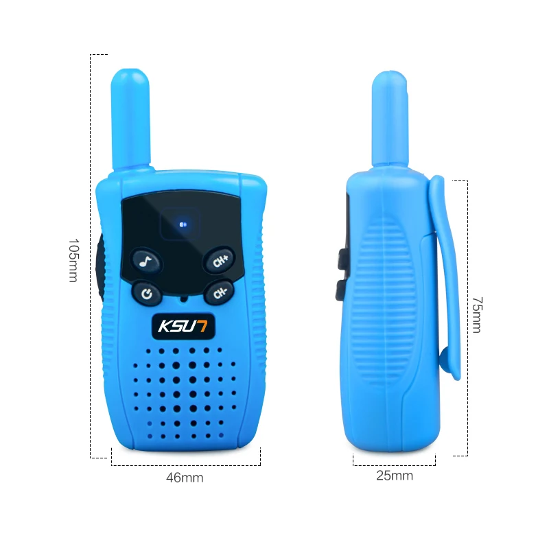 KSUN UT-008 Portable Handheld  Kids Walkie Talkies Kids Toy Walkie Handheld Talk Parent-Child Educational Interactive Toys