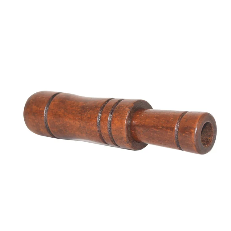 Outdoor Hunting Whistle Mallard Wild Bird Goose Call Oak Wooden Whistle Travelling Carrying Hunting Decoys Trap Whistle