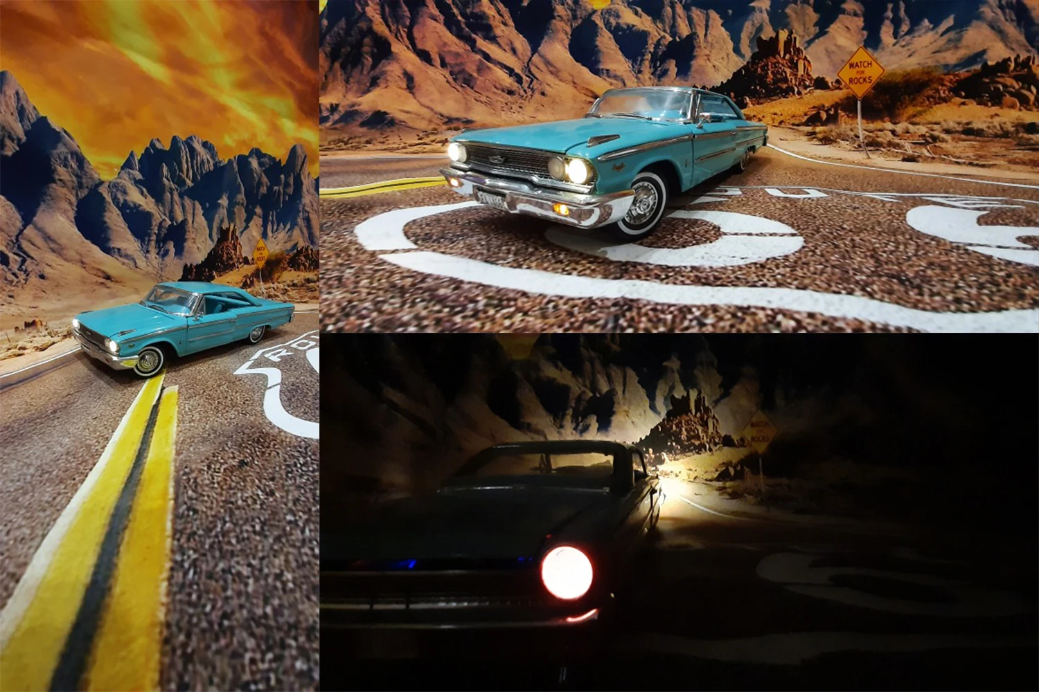 Laeacco الطريق 66 USA الغروب طريقة الطريق أورورا الطفل الطبيعي الخلابة التصوير خلفية التصوير الخلفيات ل استوديو الصور