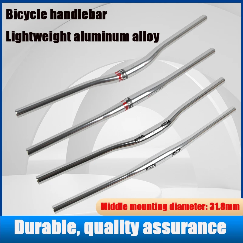 

UNO Bicycle Handlebar MTB Bike Silver Handlebar 31.8MM 640/680/720/740/760mm Handlebar Bicycle Rise Flat Handle bar Bycicle Part