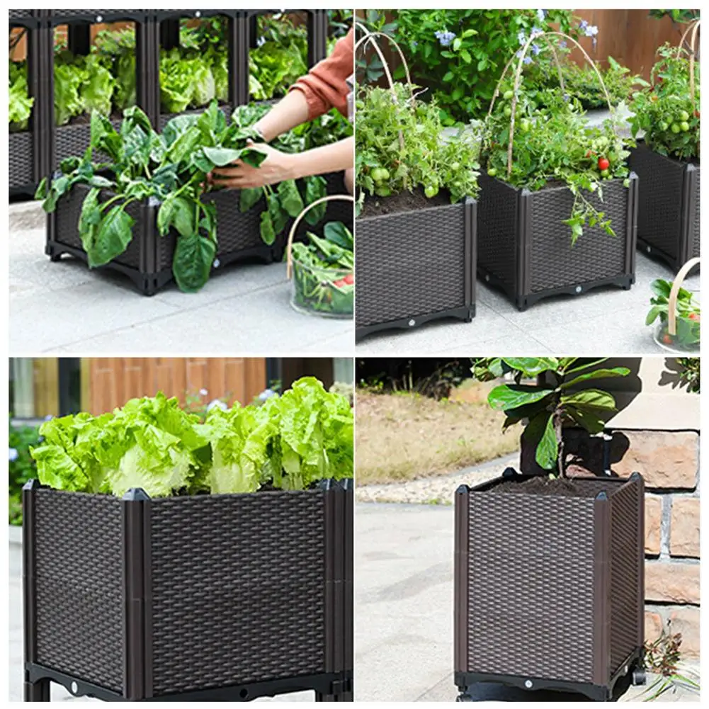 Garden Grow Bag Garden Jardin Jardinage Ogrod Raised Plant Bed Garden Flower Flowers Planter Planting Box With Legs Tray