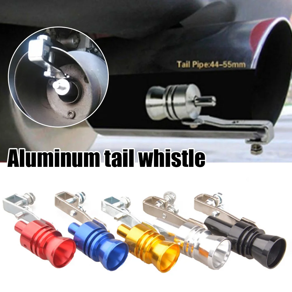 Sound Simulator Car Turbo Whistle Exhaust Pipe Muffler Modification Turbo Sound Whistle Auto Motorcycle Accessories