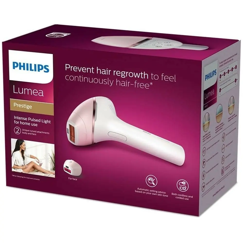 Original Philips Lumea Prestige BRI950/00 Cordless of IPL Hair Removal System for Face Body Legs Fast Shipping Woman and Man