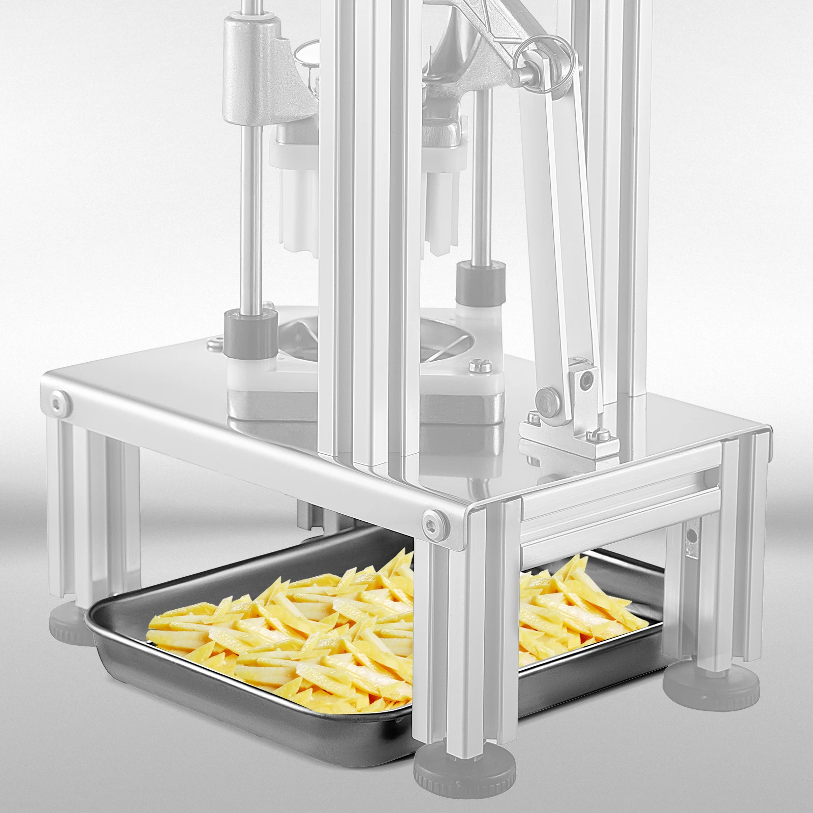 VEVOR Thương Mại Rau Củ Chopper Với 4 Lưỡi Dao Bằng Thép Không Gỉ Nhà Pháp Xào Dicer Potatos Hành Hướng Dẫn Sử Dụng Máy Thái Cắt Hoa Quả