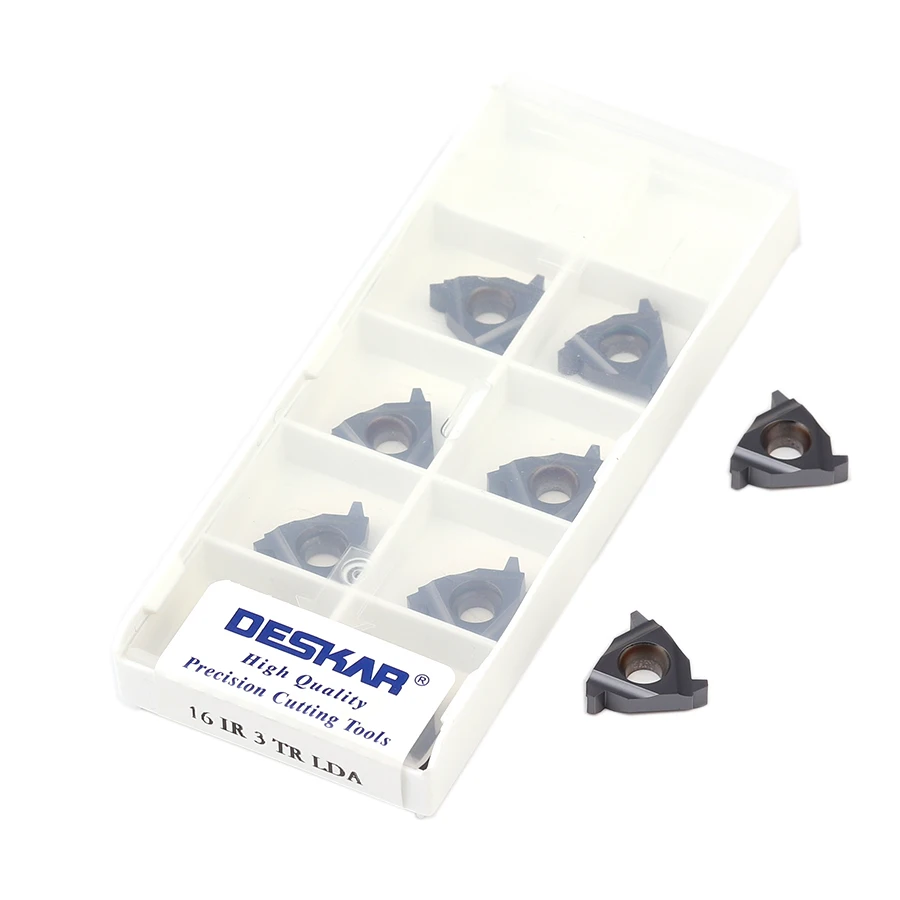 16ER 2.5TR LDA 16ER 3.0TR LDA Carbide Cùng Đường Chỉ May Chèn 16IR 1.5TR LDA 16IR 2.0TR LDA Tiện Bằng Máy CNC Công Cụ Bằng Thép Không Gỉ dụng Cụ Xoay
