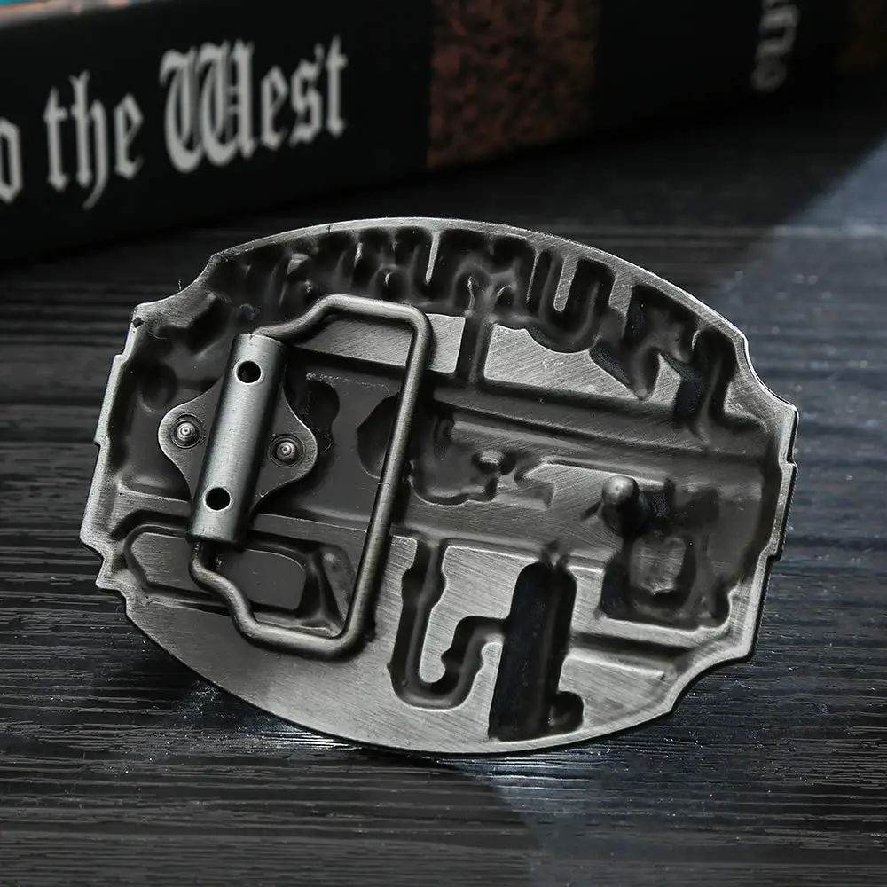 Silver plumber letter  belt  buckle for man western cowboy buckle without belt custom alloy width 4cm