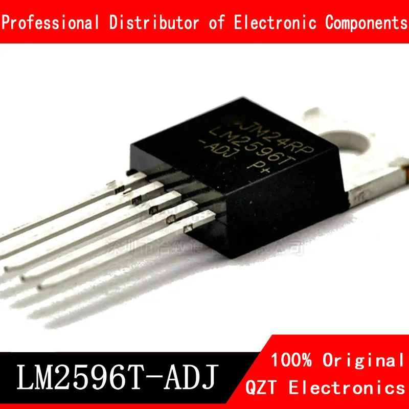 10pcs LM2596T-ADJ LM2596T LM2596 2596T-ADJ Power Converter IC TO-220