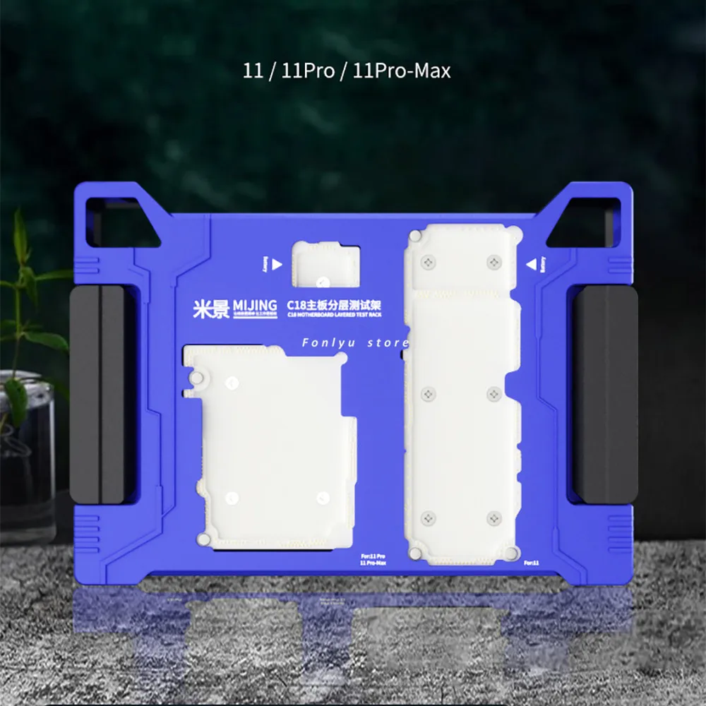 MiJing-probador de placa base de capa media, accesorio de mantenimiento para iPhone X Xs/Xs Max/11/11 Pro Max, prueba de función de placa lógica