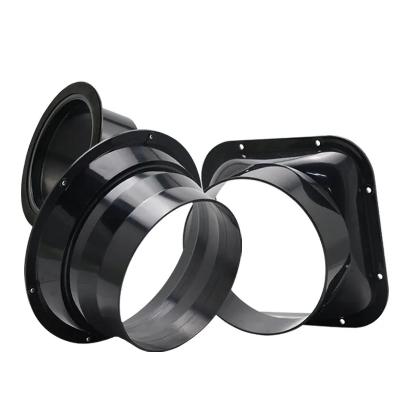 1pcs 100-200mm ABS Round Pipe flange seat Duct Seal Cover Aluminum Tube Air Ventilation Hose Connector Air System Vent Hardware