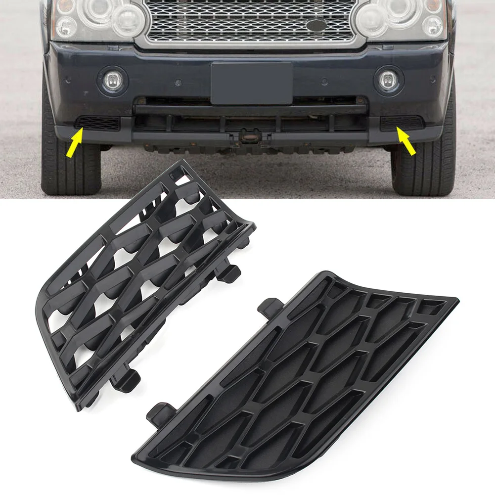 1 Pair Car ABS Front Bumper Lower Grille Air Inlet Grill Cover Left + Right For Land Rover Range Rover L322 2006 2007 2008 2009