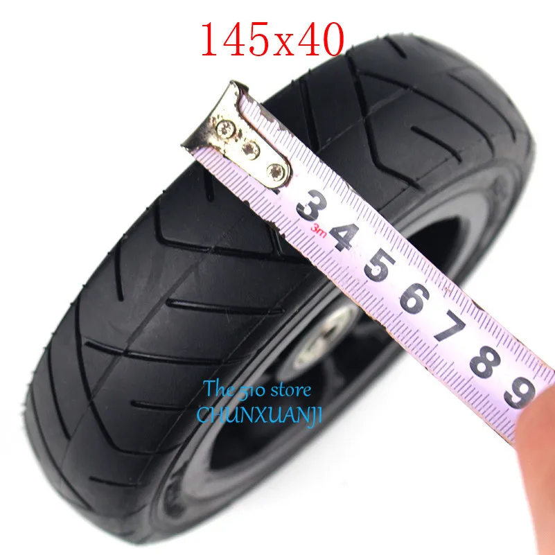 Wear-resisting 145x40 airless wheel for electric skateboard longboard with  pulley free shipping