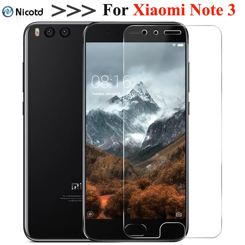 1pc/2pcs/3pcs For Xiaomi Mi Note 3 Premium 2.5D 0.33mm Tempered Glass Screen Protector For Xiaomi Mi Note 3 9H Protective Glass