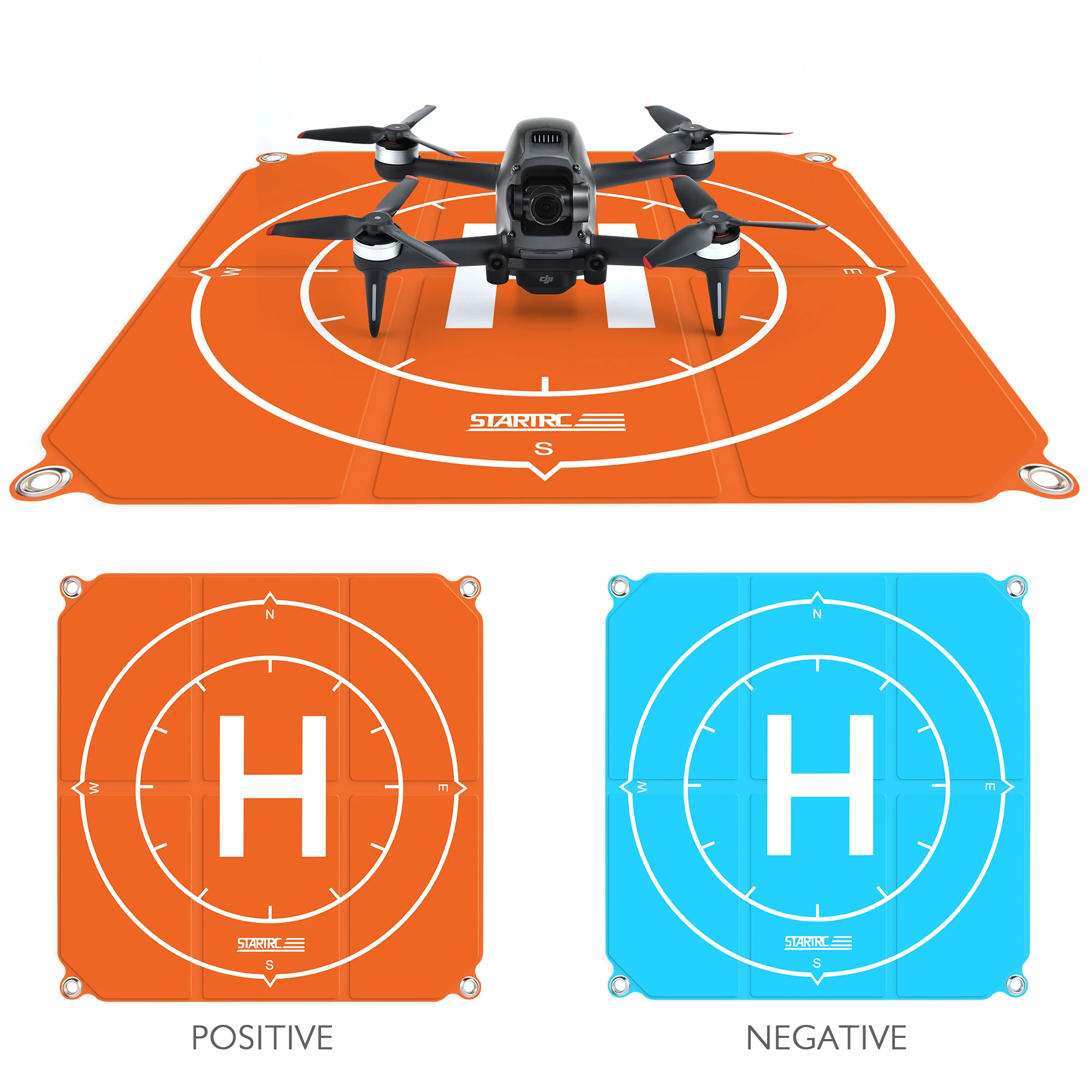 Apply to DJI Drone Landing Pad Foldable Parking Apron 50cm   65cm Drone Universal Pad Waterproof For DJI FPV Combo parts