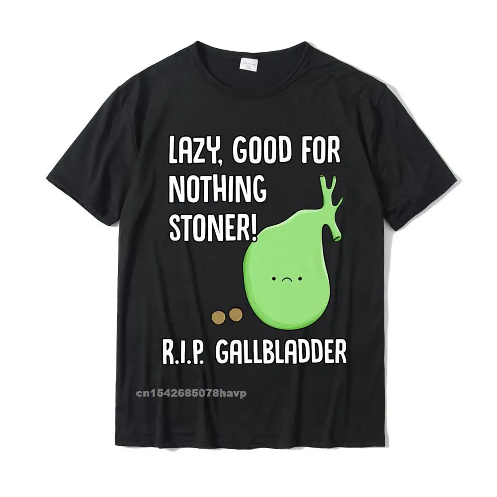 Funny Gallbladder Removal Stone Saying Gallstone Joke Premium T-Shirt Men High Quality Design Tops T Shirt Cotton Tshirts Custom