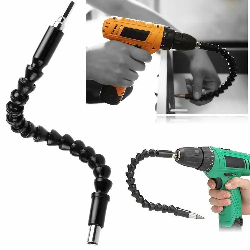 295mm Flexible Shaft Bit Extension Screwdriver Drill Impact Driver Ratchet Screw Driver Extend Rod Electronic Connect Link Drill