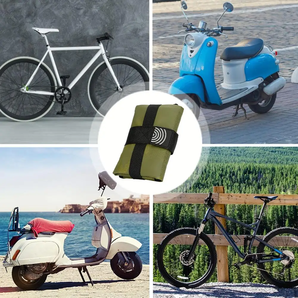 Cycling Saddle Bag Bicycle Bag Bike Saddle Bag Under Seat Square Portable Foldable Bike Bag Pouch For MTB Road Bike Folding