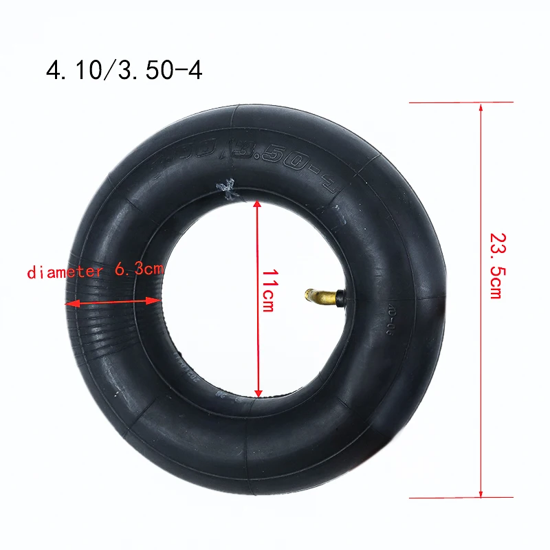 410/350-4 4.10/3.50-4 4.10-4 410-4 3.50-4 350-4 Inner Tube Metal Valve Tire Camera For Electric Scooter Trolley Accessories