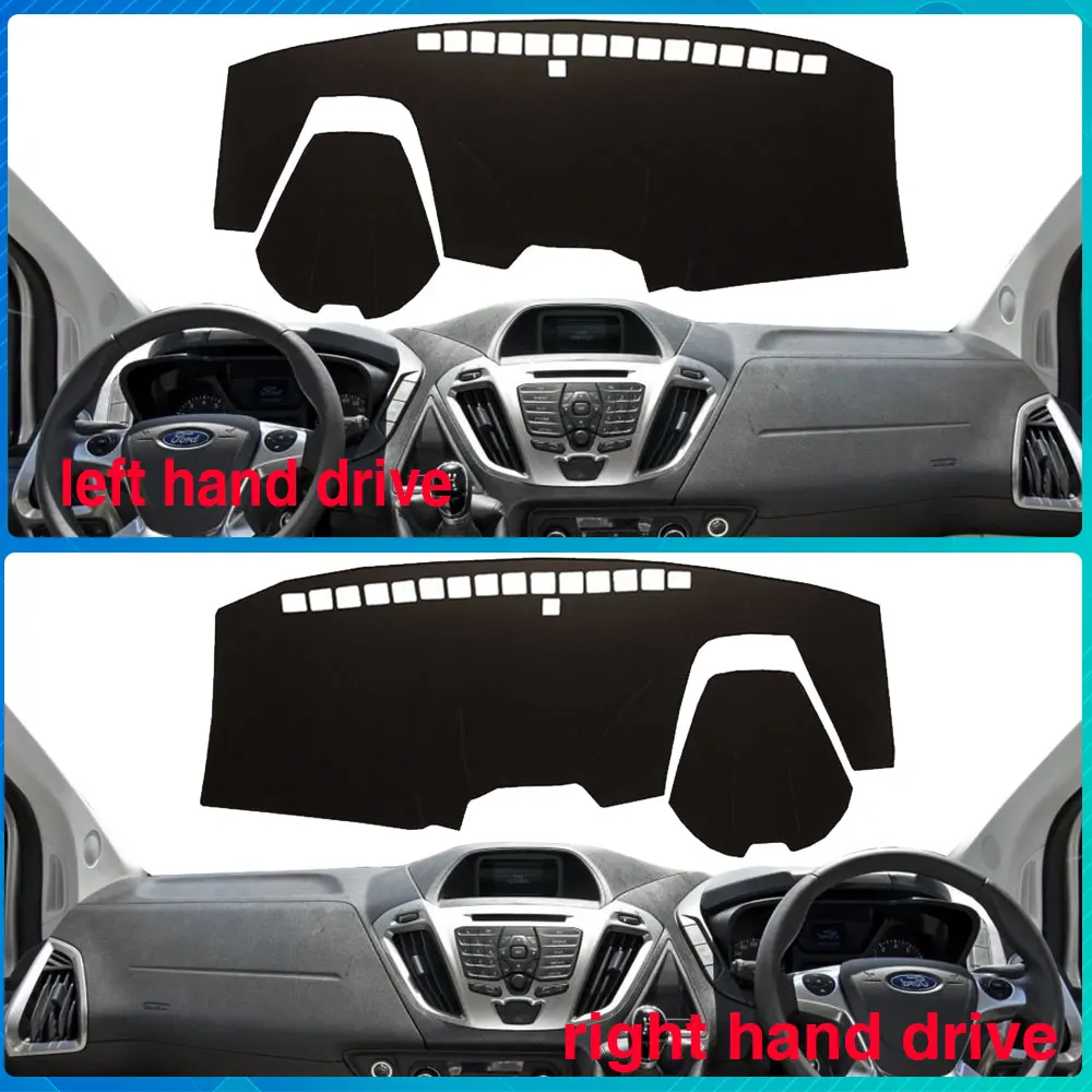 Dashboard Cover Protective Avoid Light Carpet for Ford Transit Tourneo Custom 2012~2017 2013 2014 Sunshade Carpet Accessories