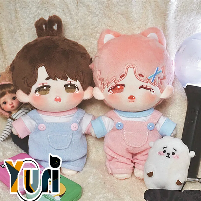 

New Baek Hyun JIMIN JK Kpop Star Plush Doll Body Toy Stuffed Soft 20cm Cute Lovely Cosplay Cos Xmas Gift Fan Gift C BT