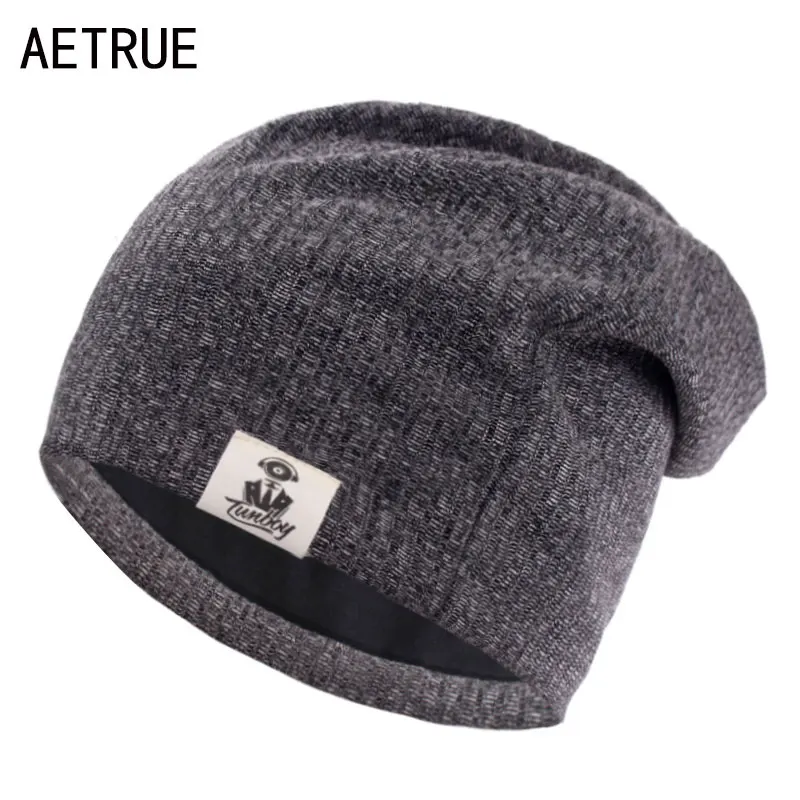 

Skullies Beanies Men Winter Beanie Hat Women Knitted Hats For Men Winter Cap Gorro Baggy Skull Soft Warm Bonnet Winter Hat Cap