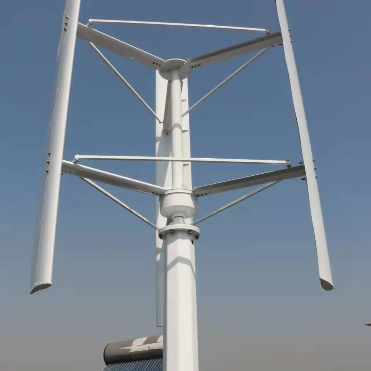 FLTXNY 10kw Vertical 80 RPM Wind Generator 230V 380V 3 Phase 50HZ 3 Blades No Noise Home Use Wind Turbine