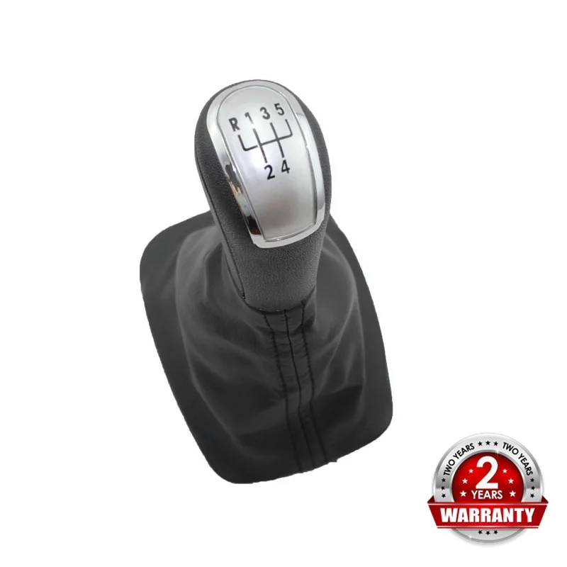 For Skoda Fabia 1 MKI 2000 2001 2002 2003 2004 2005 2006 2007 2008 Car-Styling 5 Speed Car Gear Stick Shift Knob Sliver Cap