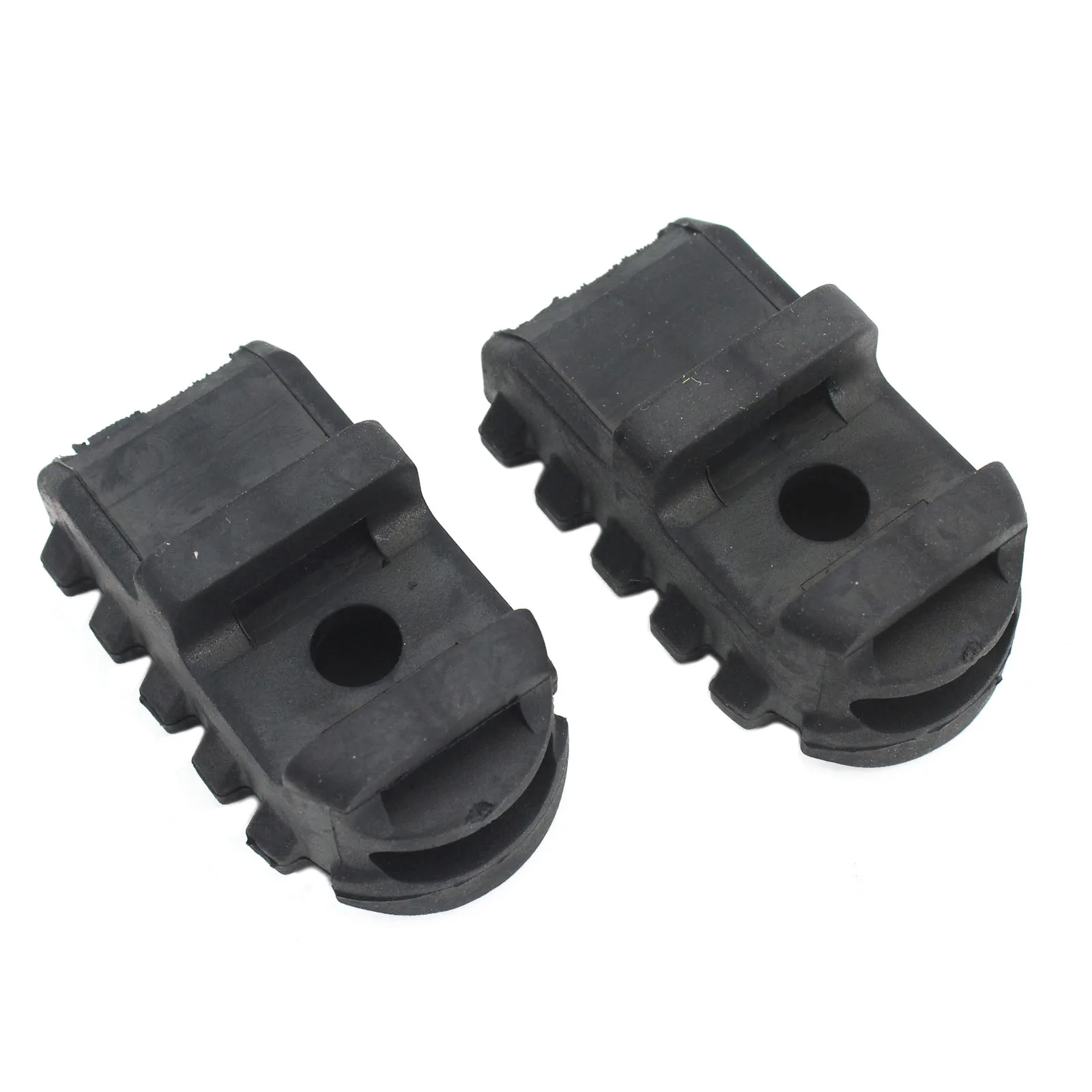 Footrest Rubber Foot Pegs Footrest Rubber Cover For HONDA CRF1000L Africa Twin Motorcycle Black