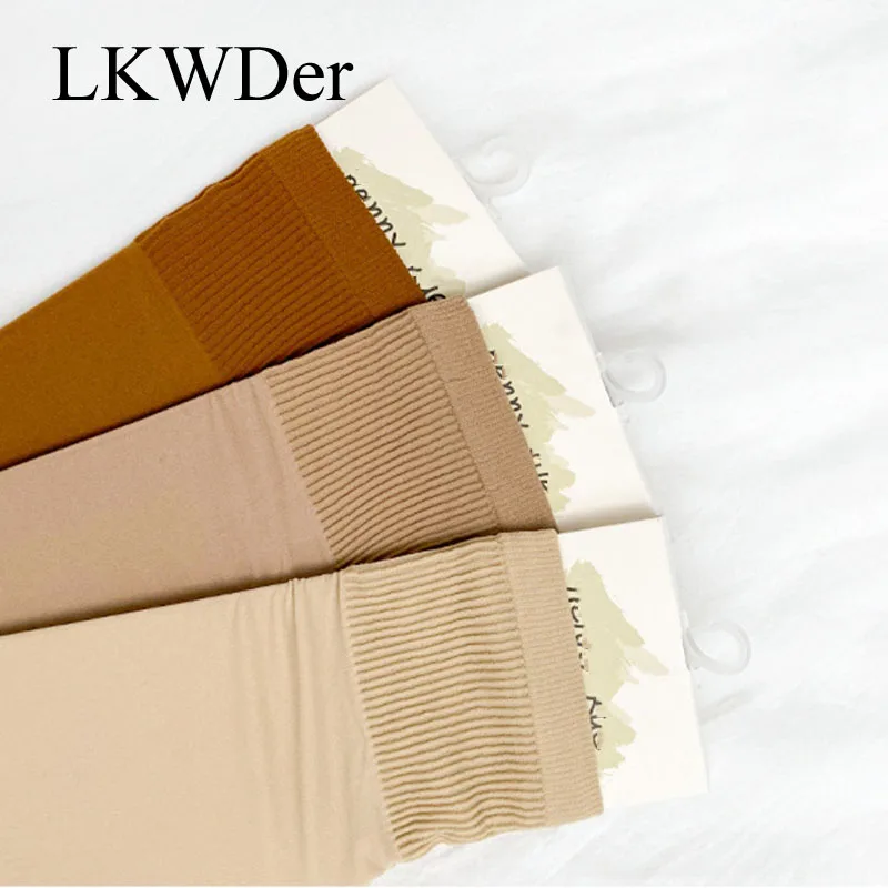 LKWDer 1 Pair New Long Color Socks Candy Color Women Socks Breathable Soft Thin Women Fashion Socks For Women Korea Style Velvet