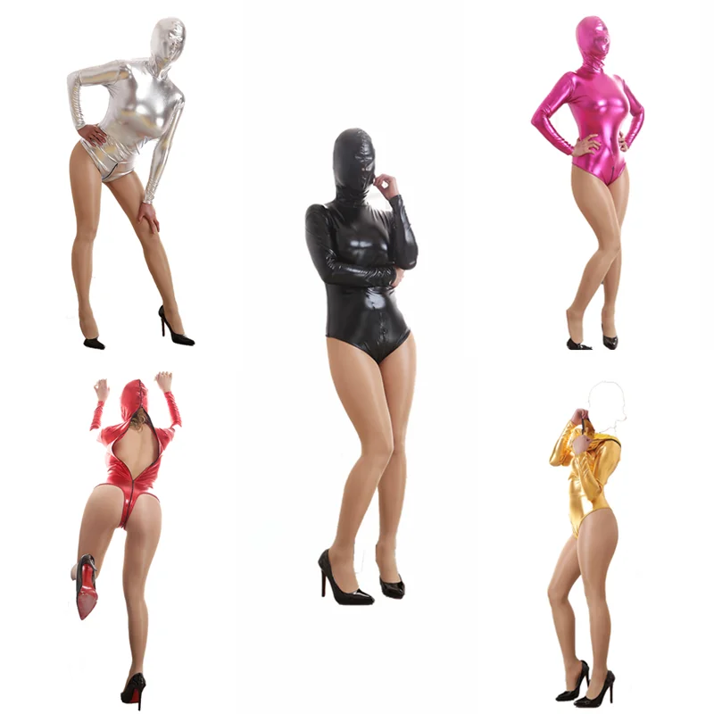 5 Colour Sexy Unisex Lingerie with Headgear BDSM Bondage Elastic Exotic Costumes for Couple Sex Game Role Play Party Nightlife