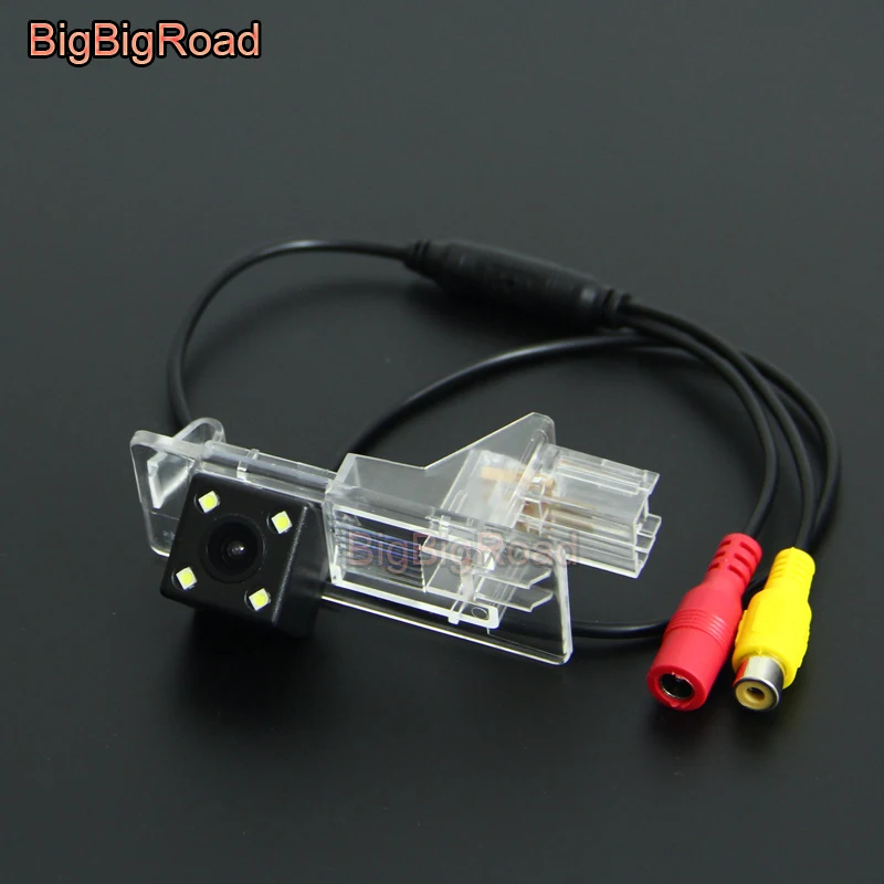 BigBigRoad Car Reverse Camera With 24 Pin Adapter Cable For Renault Captur 2013~2018 Original Screen Compatible Rear View Camera