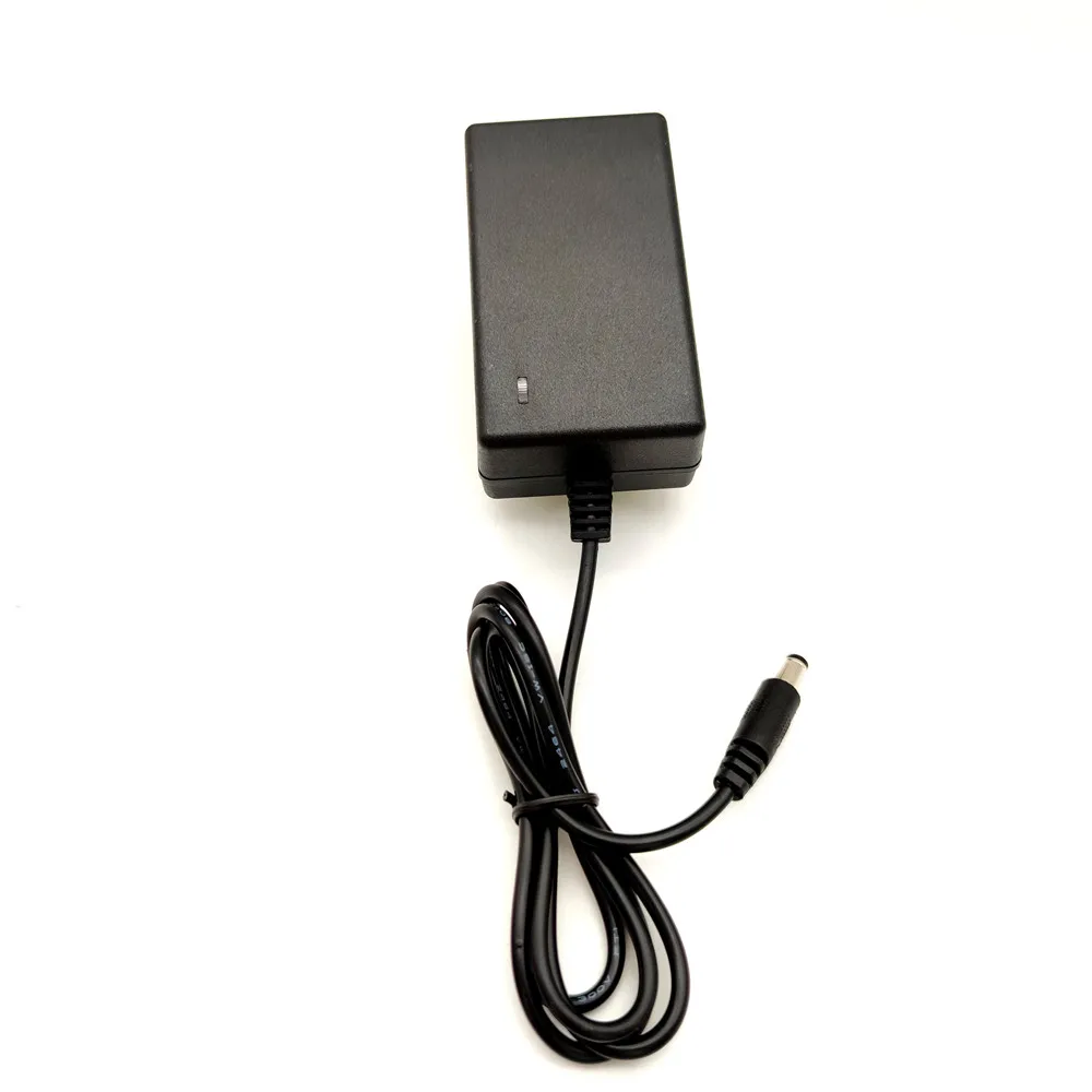 Charger 12.6V DC 2A Intelligent Lithium Li-on Battery Power Adapter EU US Plug Transformer with Alligator Clips HENGCHANG