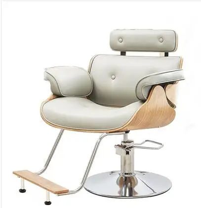 Chaise de salon de coiffure, chaise de célébrité Web, chaise de salon de coiffure, peut être posée, peut s'allonger, coiffure spéciale