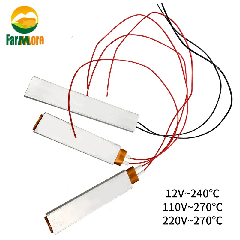 1-2Pcs Heating Element PTC Heater Ceramic Heated Incubator DIY Egg Incubator Accessories Incubation Equipment 220V/110V/12V