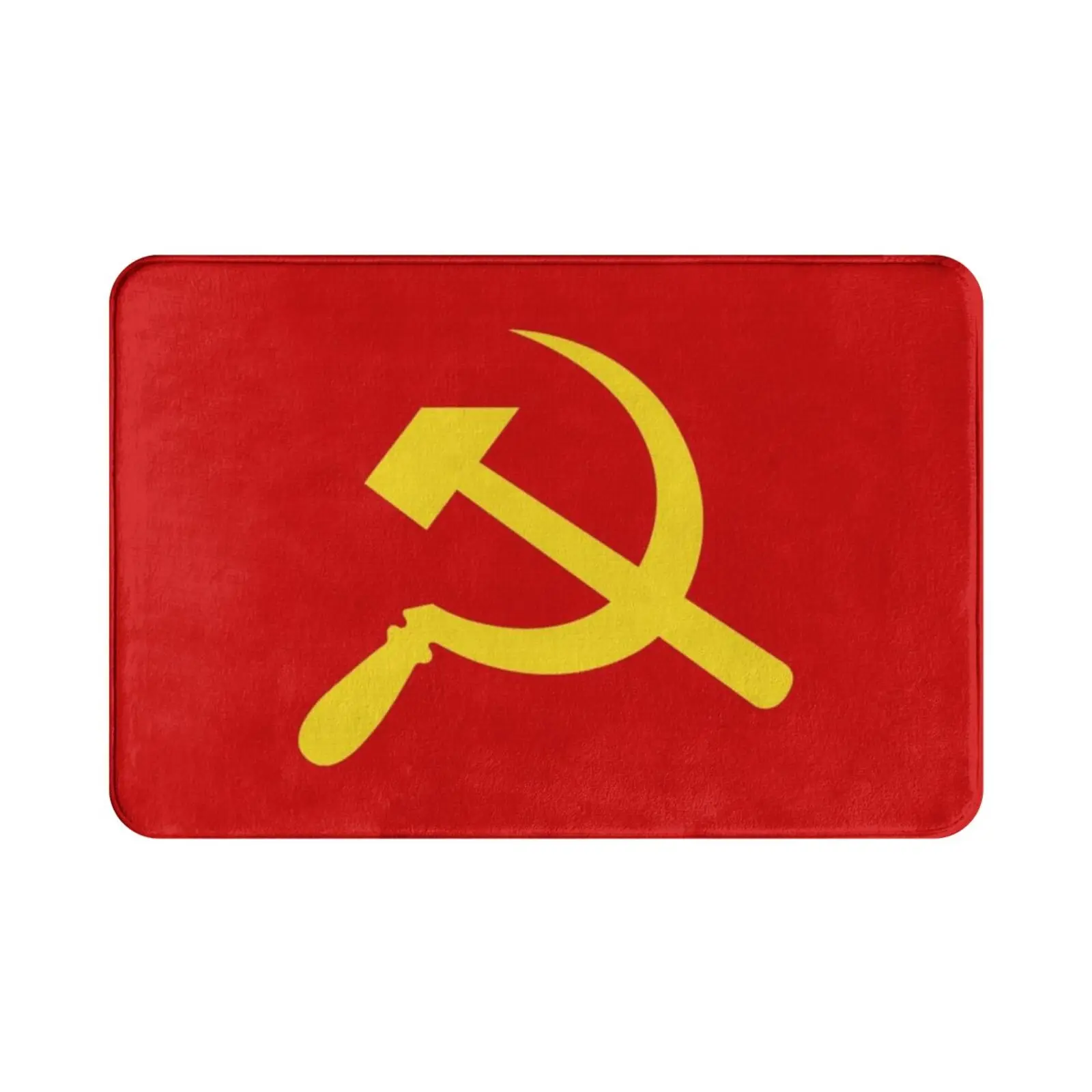 Hammer And Sickle Carpet Mat Rug Cushion Soft Non-Slip Hammer And Sickle Hammer Sickle Russia Soviet Union Soviet Moscow