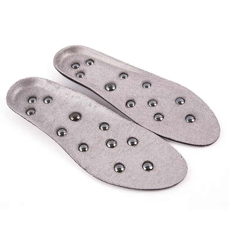 2 pairs Foot slow pressure insole, acupoint magnet therapy to absorb sweat, shock absorption sports massage insole Free Shipping